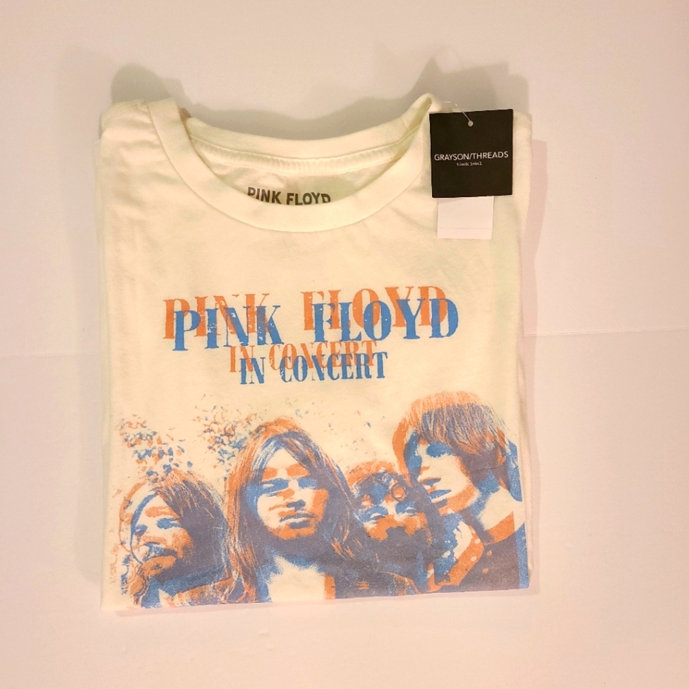 Pink Floyd T-shirt Grayson Threads Black Label Junior Sz L NWT - Picture 6 of 6